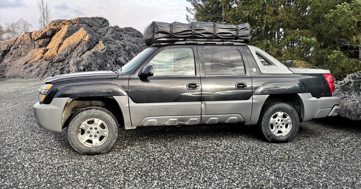 2002 Chevrolet Avalanche Truck Camper Rental in Nanaimo, BC Outdoorsy