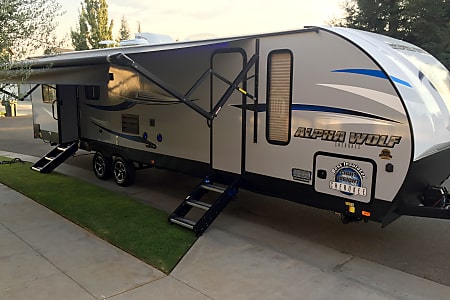 2019 Forest River Alpha Wolf Travel Trailer Two Private Bedrooms
