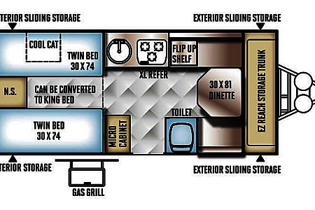 Folding trailer