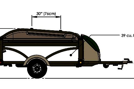 Folding trailer