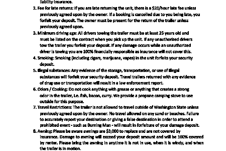 Travel trailer