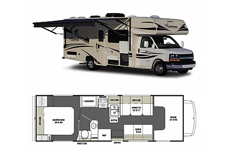 2016 Coachmen Freelander Motor Home Class C Rental In Minot Nd