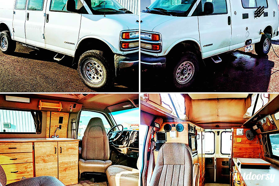 2000 Chevy Express 4x4 Sportsmobile Motor Home Camper Van Rental in