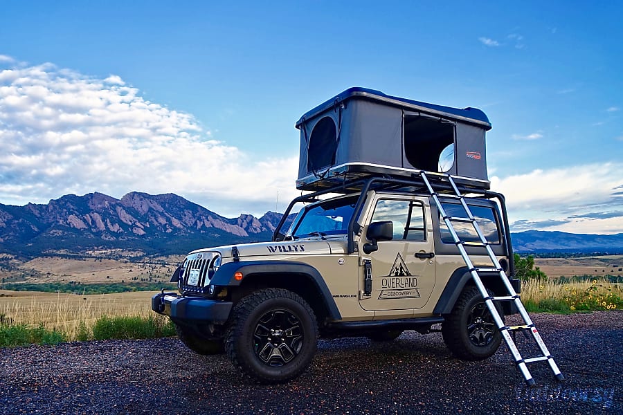 2017 Jeep Wrangler Willys Wheeler Motor Home Camper Van