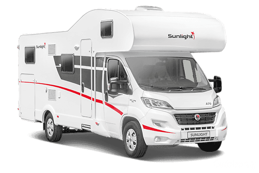 campervan rentals in London - stock image of the Sunlight A72