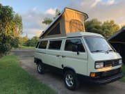 1986 VW Westfalia available for rent in Haiku Pauwela Hawaii