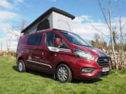 2020 Ford Transit Custom 2+2 berth Pop Top, manual Class B for rent in Inverness Inverness