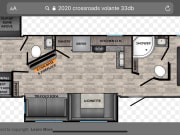 2020 crossroads Volante Travel Trailer for rent in Muskegon Michigan
