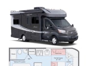 2018 Winnebago Ford Transit Winnebago Fuse 23T Motorhome Class C for rent in Cody Wyoming
