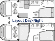 2019 Swift Escape 664 available for rent in Milton Keynes 