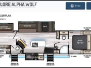 2021 Forest River Cherokee Alpha Wolf Travel Trailer for rent in Early Texas