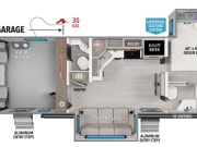 2022 Momentum Toy Hauler  by Grand Design for rent in 48346