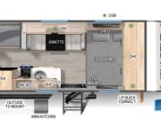2026 Forest River Wolf pup Black Label 16BHSBL Travel Trailer for rent in RAMONA California