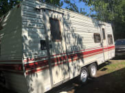 1986 Prowler FRWD Travel Trailer available for rent in Lewiston, Maine