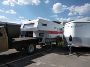 1971 Red Dale  Truck Camper available for rent in Steamboat Springs, Colorado