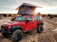 2014 Jeep Wrangler Rubicon Unlimited Truck Camper available for rent in Fruita, Colorado