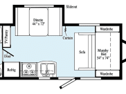 2021 Winnebago Micro Minnie Travel Trailer available for rent in Jacksonville, Florida