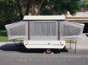 1990 Coleman Roanoke Popup Trailer available for rent in San Diego, California