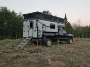 2019 Chevy Silverado 2500 HD Crew Cab 4x4 2021 Palomino Backpack Badlands Solar Truck Camper available for rent in Fort Lupton, Colorado