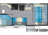 2022 Heartland Mallard 180BH Travel Trailer available for rent in Raeford, North Carolina