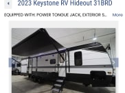 2023 Keystone RV Hideout Travel Trailer available for rent in Cresco, Iowa