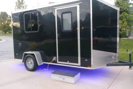 2015 Qualitec Yukon 7' x 12' single axel trailer