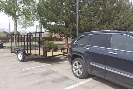 6x12 Flatbed Utility Trailer w/ Treated wood