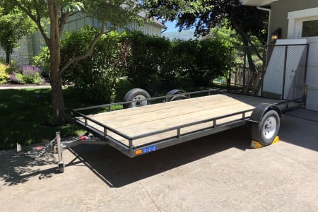 7X14 Utility Trailer with Ramp. Perfect for UTVs, ATVs, Etc.