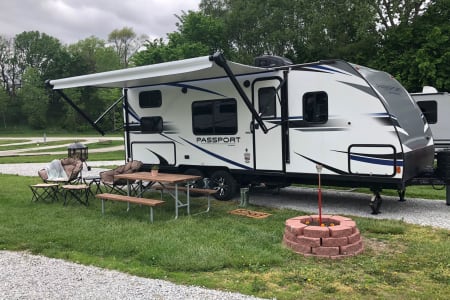 Start Your Glamping Adventure in our Light Weight 2020 Keystone Passport