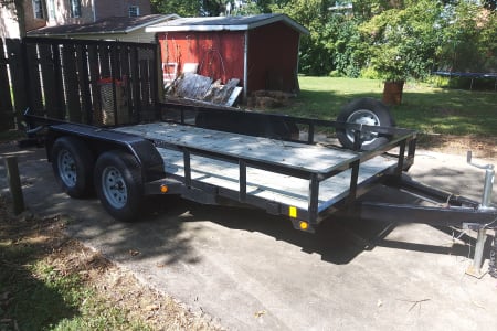 2017 gatormade 14ft utility trailer