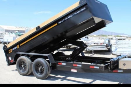 2021 14k lbs Hydraulic dump trailer