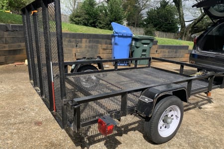 5x8 Utility Trailer with Gate