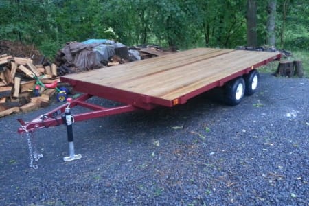 2016  14 ft deck over trailer