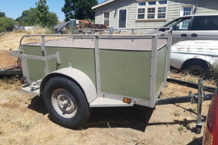 1970  vintage utility trailer. 6'10