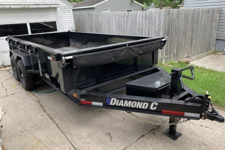 Diamond C 14ft Dump trailer