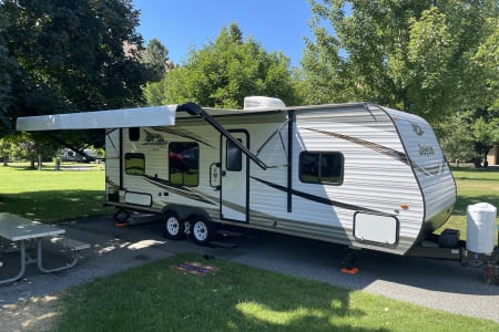 **Family Bunk House Delivered to Your Campsite**