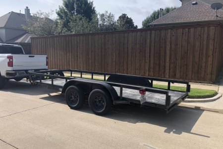 16 ft flat bed trailer