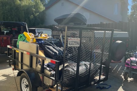 Utility Trailer with sides 2021