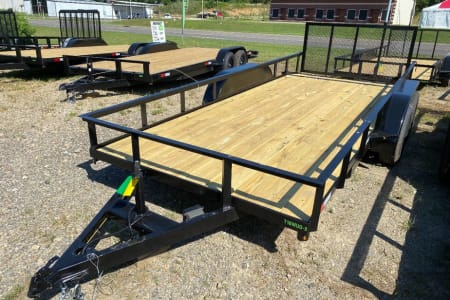 2021 6x16 Utility Trailer with dovetail, & a gate