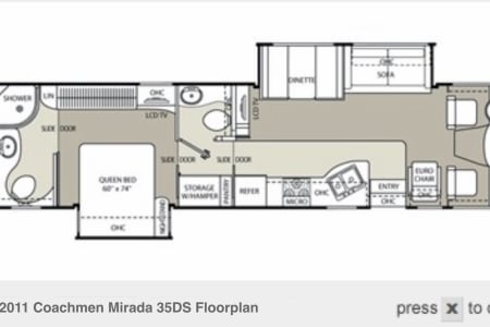 2011 Coachmen Mirada 35 DS A-Class