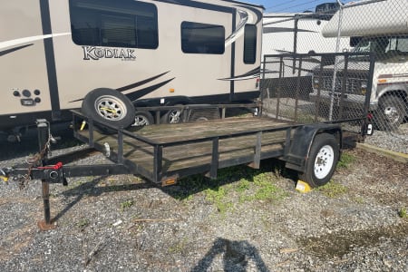Utility Trailer 6' X 12'  Wood Deck with Ramp
