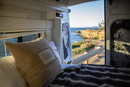 Beautiful Converted Van With Custom Interior With Everything You Could Need