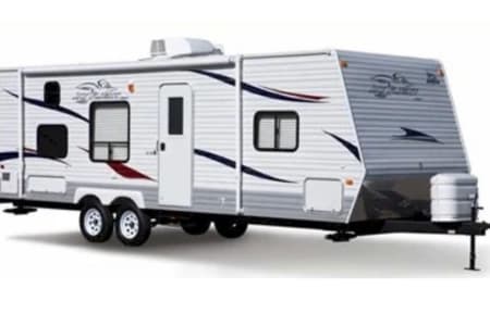 2010 Jayco Jay Flight with two sets of bunks!