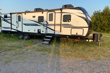 Family friendly private bunkhouse trailer