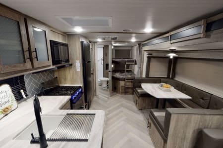 Modern spacious camper