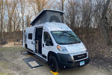 Elko New Market MN Perfect Camping Van for a family up to 4-New 2022 Winnebago Solis 59PX