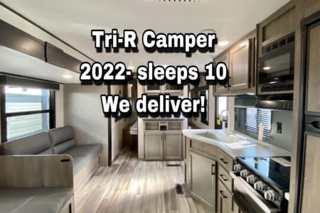 Tri-R Camper. 2022 Sleeps up to 10. CURRENTLY ONLY DELIVERING.