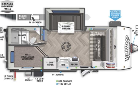 FortWildernessRVPark&Campground Rv Rentals