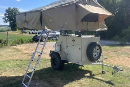 2022 Big Slack Off Road Slacklander Overland Trailer + Tent