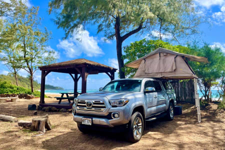 Anahola HI The Silver Fox Camper 2018 Tacoma Limited